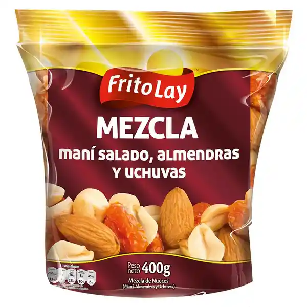 Mezcla de Nueces Maní Salado Almendras y Uchuvas Frito Lay