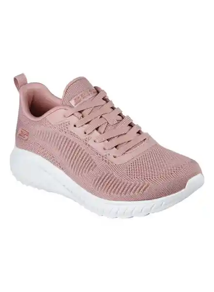 Skechers Tenis Mujer Bobs Squad Chaos Rosado Talla 8