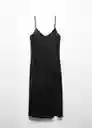 Vestido Tina Negro Talla S Mujer Mango