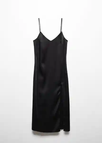 Vestido Tina Negro Talla S Mujer Mango