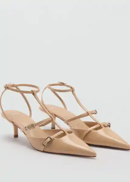 Zapatos Rockstar Nude Talla 42 Mujer Mango