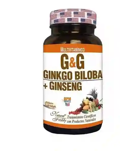 Natural Freshly Multivitamínico G&G Ginseng + Ginkgo Biloba 