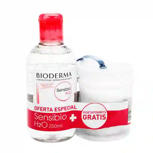 Bioderma-Sensibio Desmaquillante Agua Micelar + Portapomitos