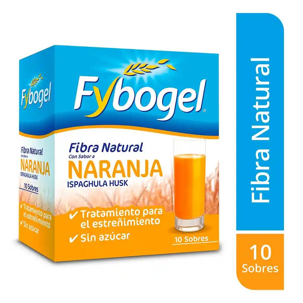Fybogel Fibra Sabor Naranja