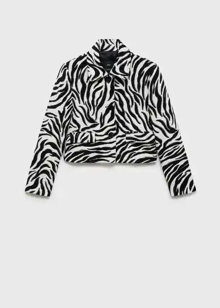Chaqueta Mati Negro Talla M Mujer Mango