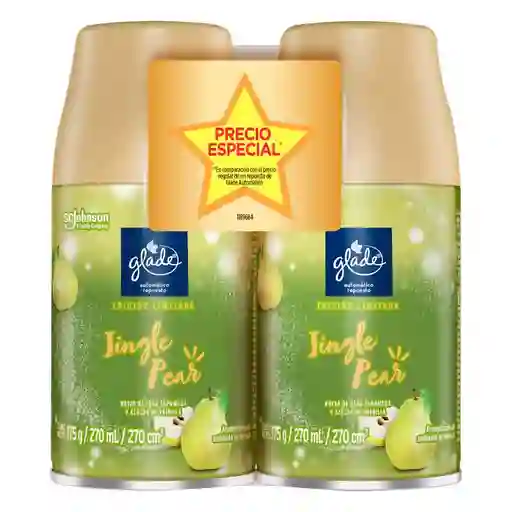 Aromatizante Glade de Ambiente Aerosol Jingle Pear (540 Ml)