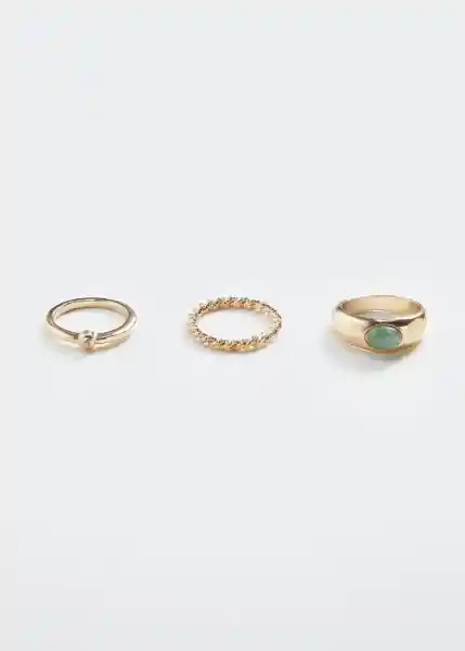 Pack Anillo Lugo Oro Talla 99 Teen Niñas Mango