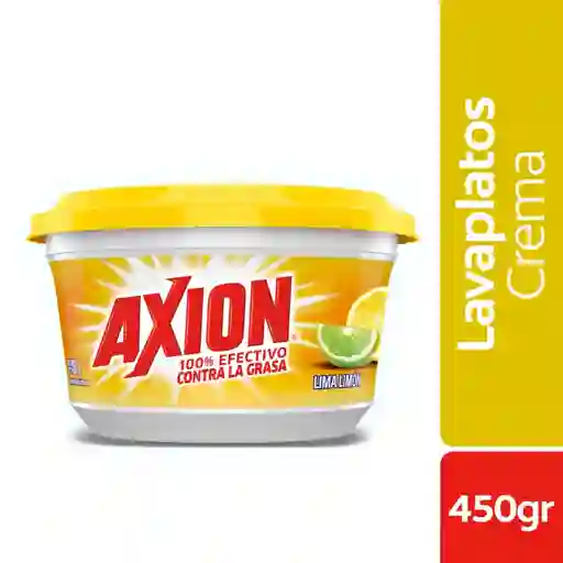 Lavaplatos en Crema Axion Lima Limon 450g