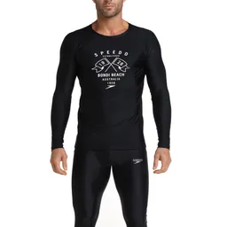 Camiseta Manga Larga Sunshine Coastal Explorer Hombre Negro-s