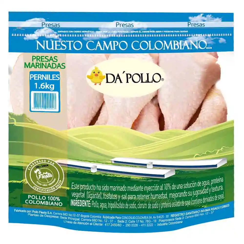 Dapollo Pernil Marinado Iqf