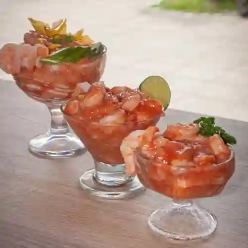 Ceviche de camarones grande