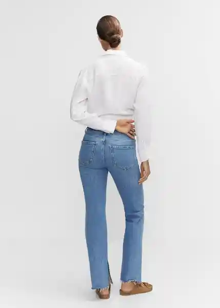 Pantalón Jean Elle Tejano Medio Talla 46 Mujer Mango