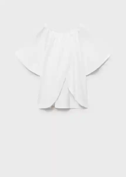 Top Aire Offwhite Talla 12 Niñas Mango