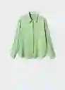 Camisa Ideale Menta Talla 18 Mujer Mango