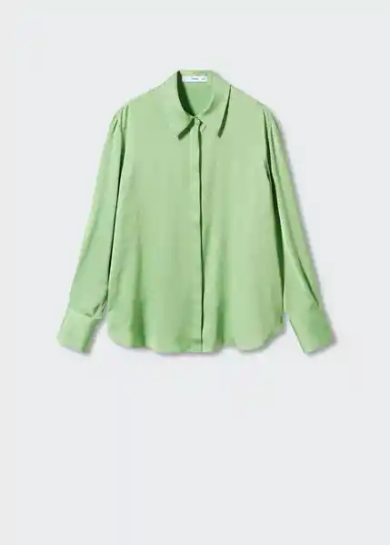 Camisa Ideale Menta Talla 18 Mujer Mango