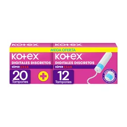 Tampones Kotex Digital Super 32 Und