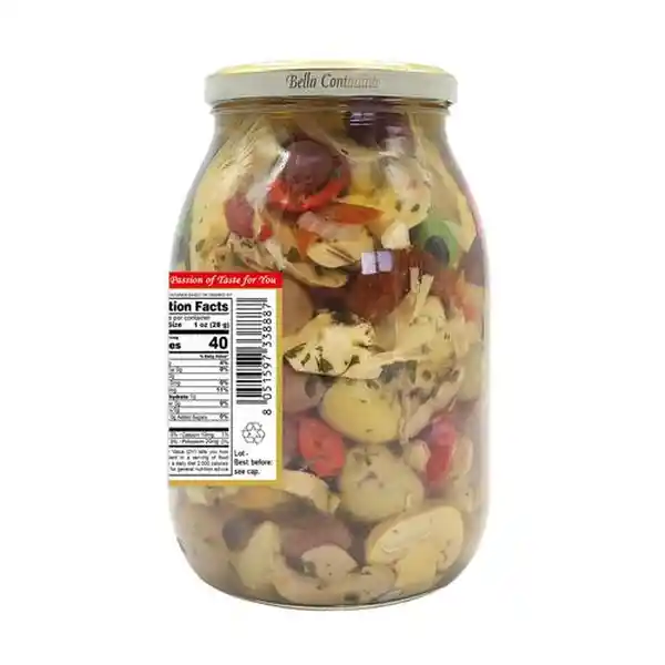 Bella Contadina Mezcla de Antipasto Italiano / 21 Oz