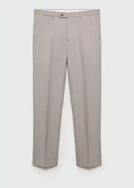 Pantalón Amalfi Piedra Talla 36 Hombre Mango