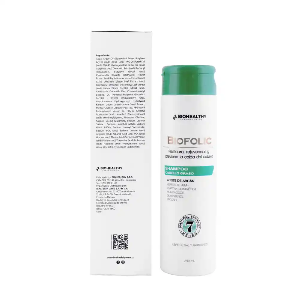 Biofolic Shampoo para Cabello Graso