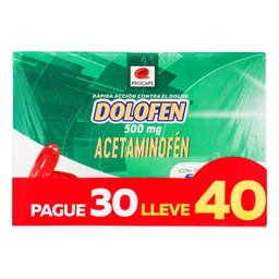 Dolofen Acetaminofen (500 mg)