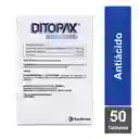Ditopax Antiácido Sabor Limón Naranja (282 mg/ 85 mg/ 25 mg)