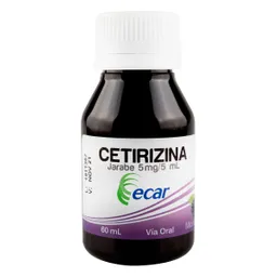 Cetirizina Jarabe Ecar (5 mg)