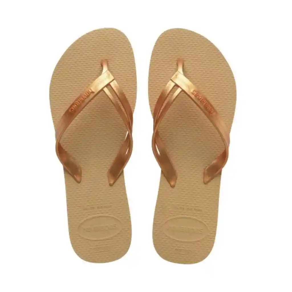 Sandalias Havaianas Elegance Mujer Dorado Talla 39/40