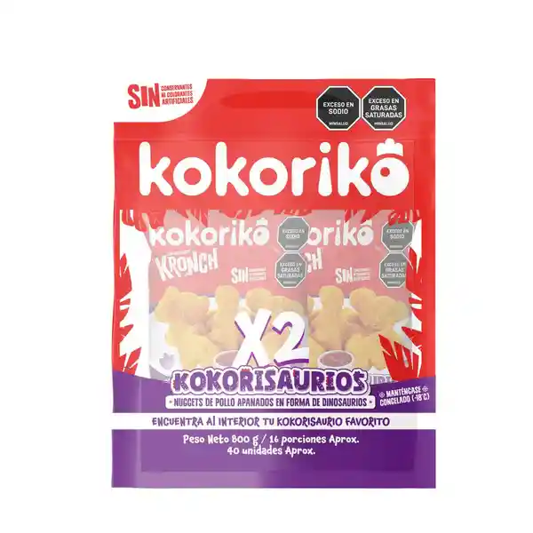 Kokoriko Nugget de Pollo Kokorisaurios