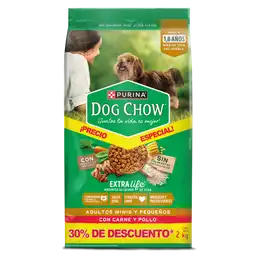 Comida para perro Dog Chow Adulto minis y pequeños x 2 kg OFERTA