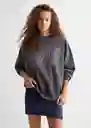 Buzo Sudadera Unique Antracita Talla 19 Teen Niñas Mango