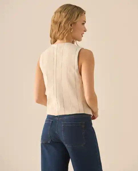 Chaqueta Crudo Almidón Claro Talla S 623G008 Esprit