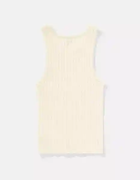 Suéter Mujer Tejido Blanco Talla: MEDIUM 1449106 American Eagle