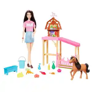 Barbie Muñeca Cuidado de Ponys Con Renee