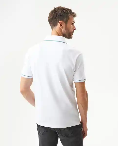 Camiseta Details Contrats Polo Blanco 0 Claro T XL Chevignon