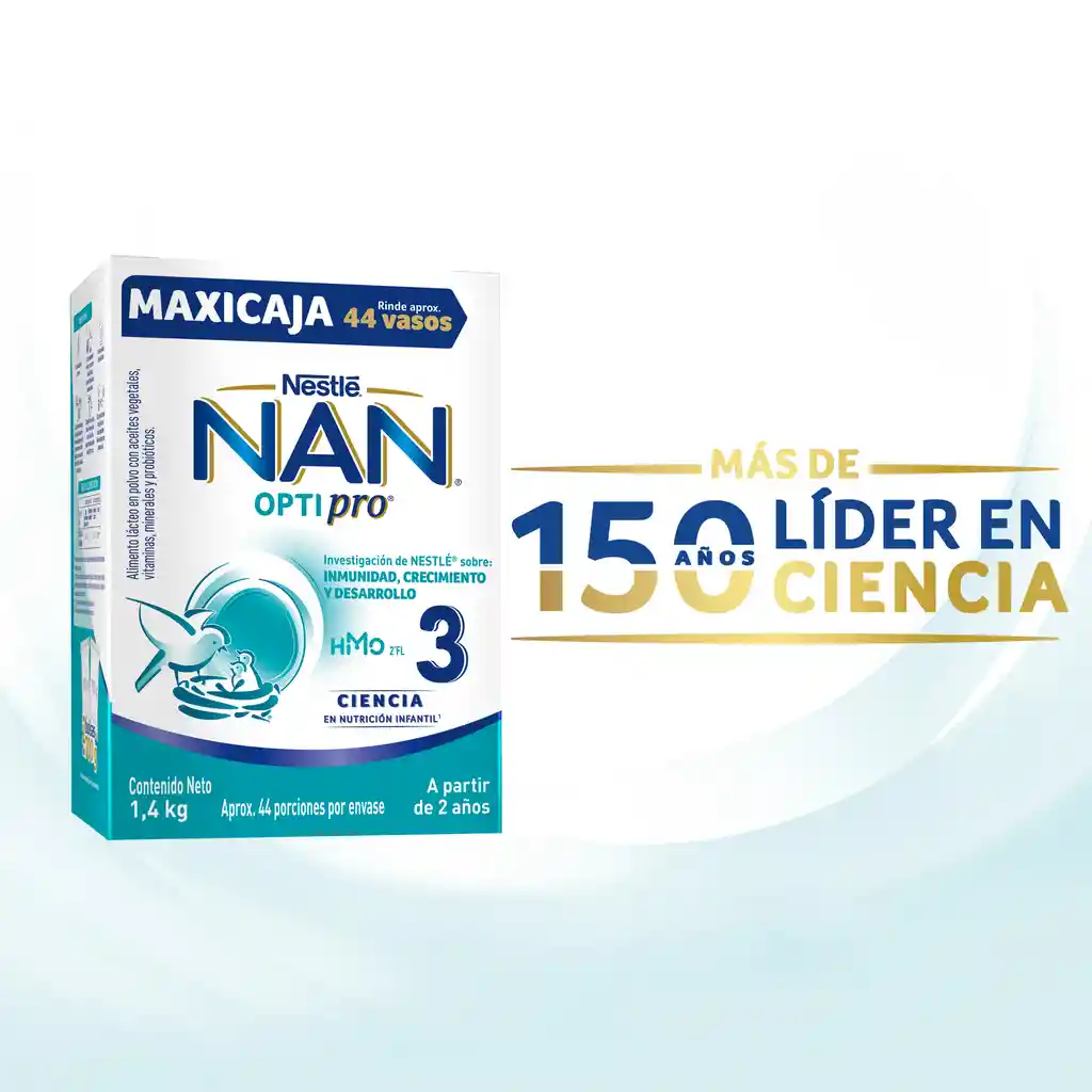 Alimento lácteo NAN OPTIPRO Etapa 3 x 1400g