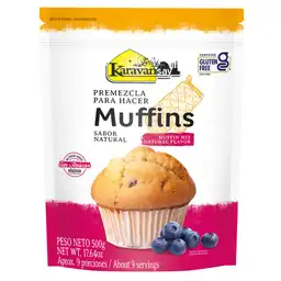 Karavansay Premezcla para Muffins Sabor Natural