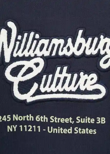 Buzo Sudadera Willi Navy Talla 10 Niños Mango