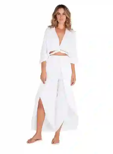 Salida de Baño Pantalon Fiory L-blanco