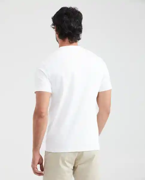 Camiseta Palm Graphic Crudo Prístino Claro T. L Chevignon