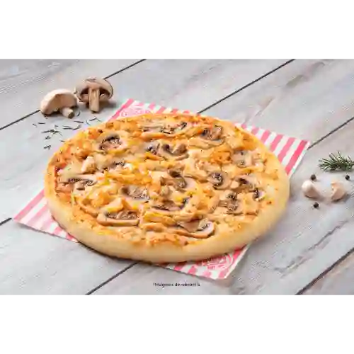 Pizza Pollo con Champiñones Ta Personal
