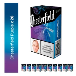 Chesterfield Purple X20 Cigarrillos Cartón