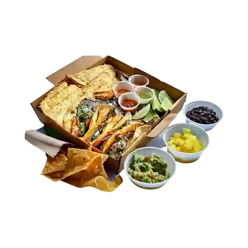 Caja Taquera Vegetariana 10 Tacos