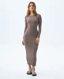 Vestido Mujer Café Talla L 679f001 Americanino