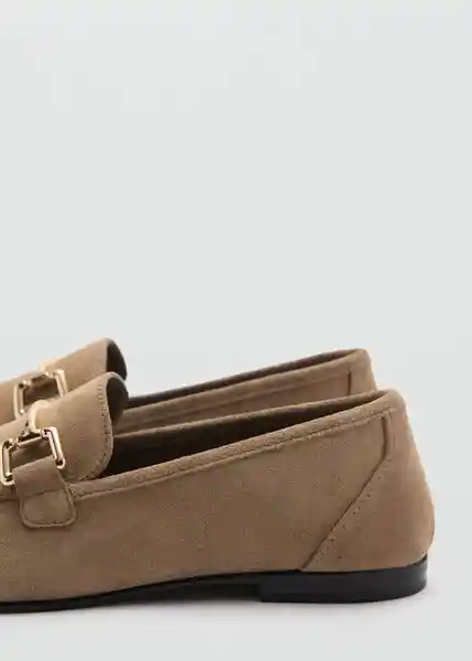 Zapatos Casa1 Taupe Talla 38 Mujer Mango