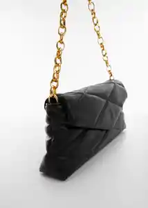 Bolso G Rain Negro Mujer Mango