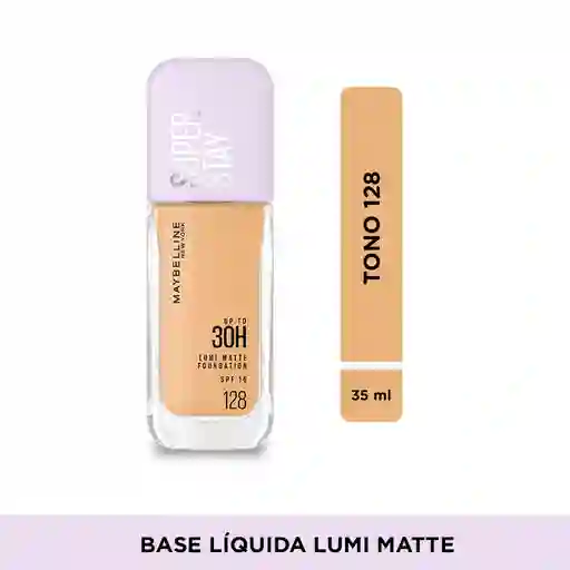 Base Líquida Maybelline Superstay Lumi Matte 128 x 35 ml