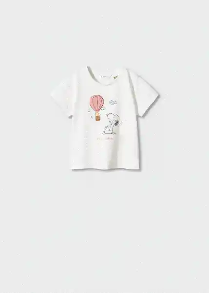 Camiseta Houseb Off White Talla 66 Niña Mango