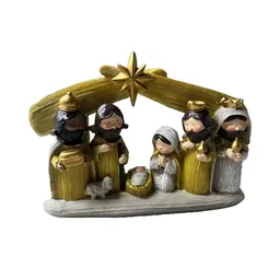 Pesebre Dorado Navidad 2024