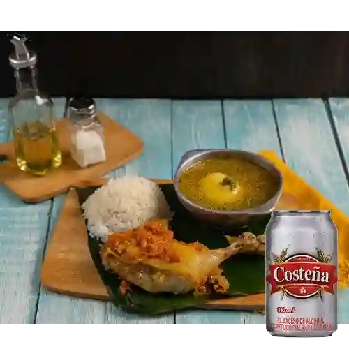 Combo el más Popular + Cerveza Costeña Lta 330ml