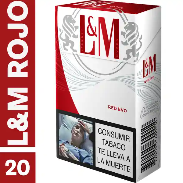 L&M Red ​x 20 Cigarrillos